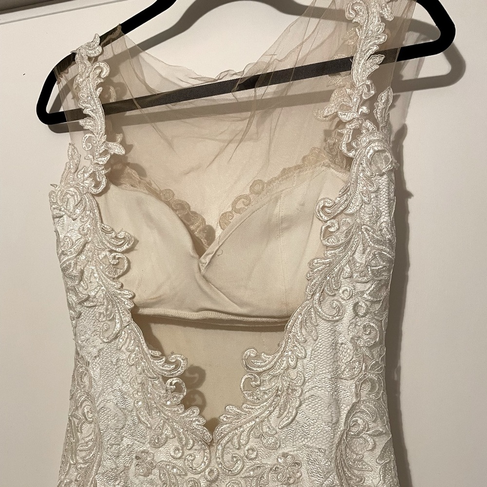 Olvis Olga Yermoloff Lace Mermaid Wedding Gown 4236 - Picture 9 of 16